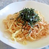 たらこソースde中華麺